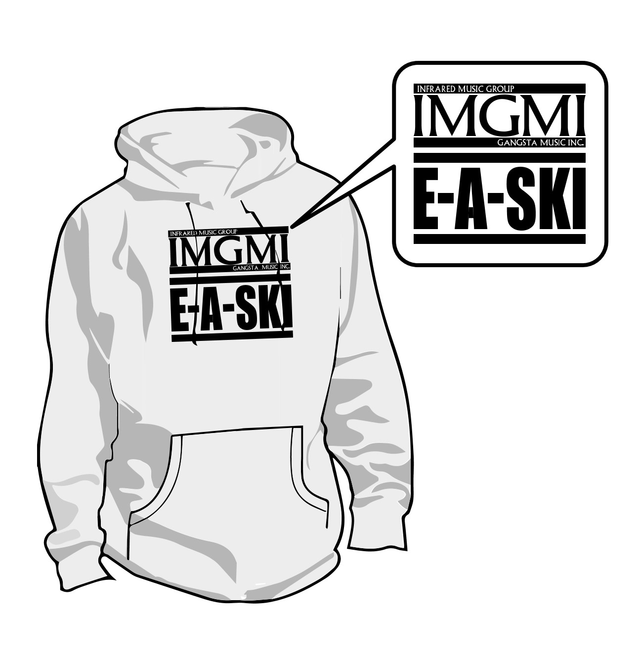 EASKI - Grey Hoodie